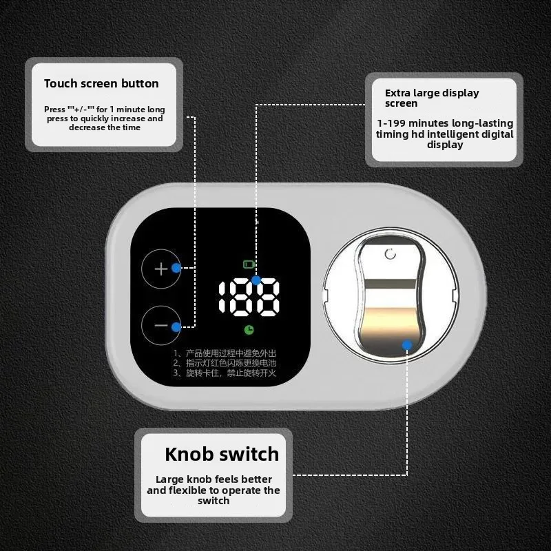 ننسى تلقائيًا ذكيًا لإيقاف تشغيل مفتاح غاز النار، كبار السن يطهي الأرز لمنع الحرق الجاف، توقيت المطبخ
