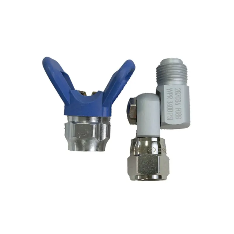 Airless Spray Cleanshot Valve 287036 With Tip Shut-off Value Adapter Joint For High Pressure Spray Gun Swive
