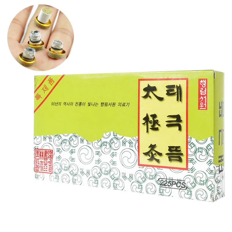 225PCS Moxa Roll Pure Stick Roll Moxibustion Stick Mugwort Artemisia Traditional Chinese Detox Moxibustion Acupuncture Massager