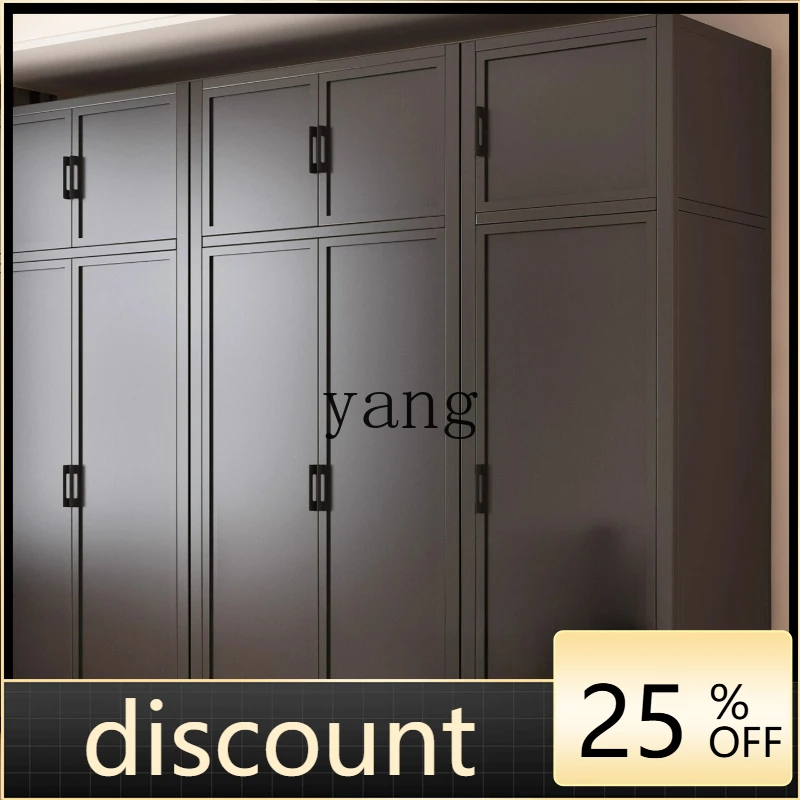 LTT Metal Simple Steel Wardrobe Bedroom Household Moisture-proof Mildew-proof Iron Cabinet