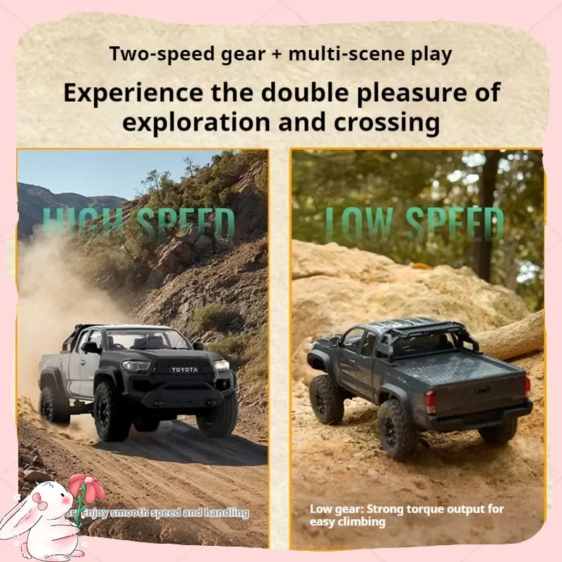 2025 Nieuwe Fms Tacoma Simulatie 1/24 Afstandsbediening Klimmen Auto Rc Terreinwagen Fcx24m Kinderen Speelgoed gift