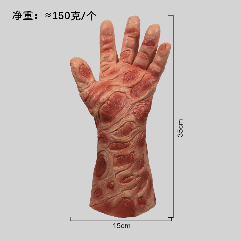 Costumes effrayants pour femmes, gants de couvre-chef unisexe pour adultes, accessoires de Cosplay d'halloween dans la mobilesse d'horreur