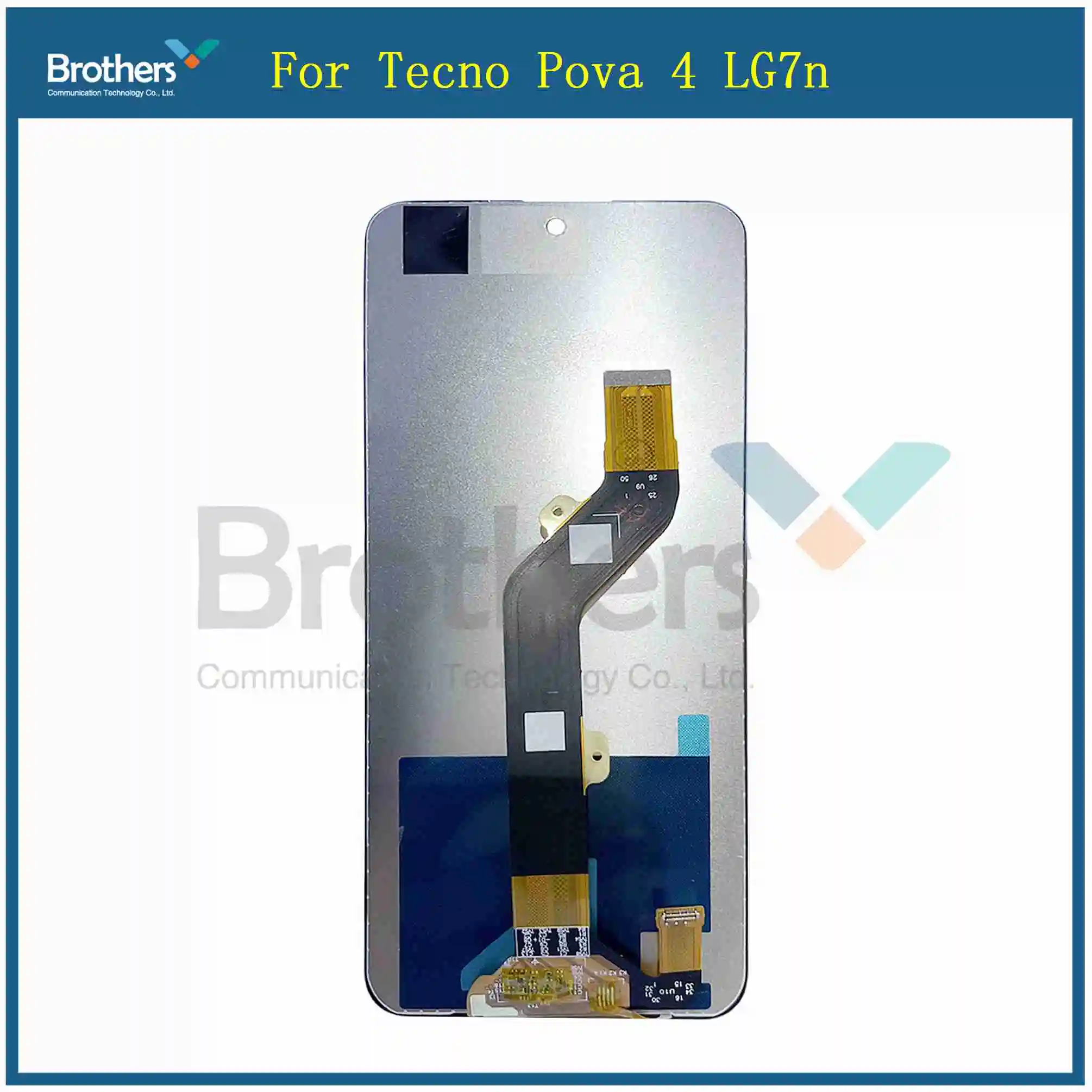 For Tecno Pova 4 LG7n LCD Touch Screen Digiziter Assembly For Tecno Pova4 LG7N Display