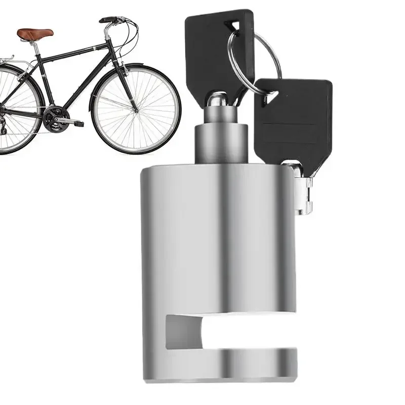 دراجة نارية القرص قفل مقاوم للماء عجلة دراجة نارية قفل إنذار مكبح قرصي قفل المحمولة الطريق الجبلية دورة قفل الملحقات #4