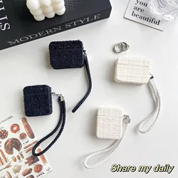 For Airpods Pro 2 Case 2nd Generation Earphone Lace weave Headphone Cover Funda For Apple Air Pod 3 1 Pro USB C Case