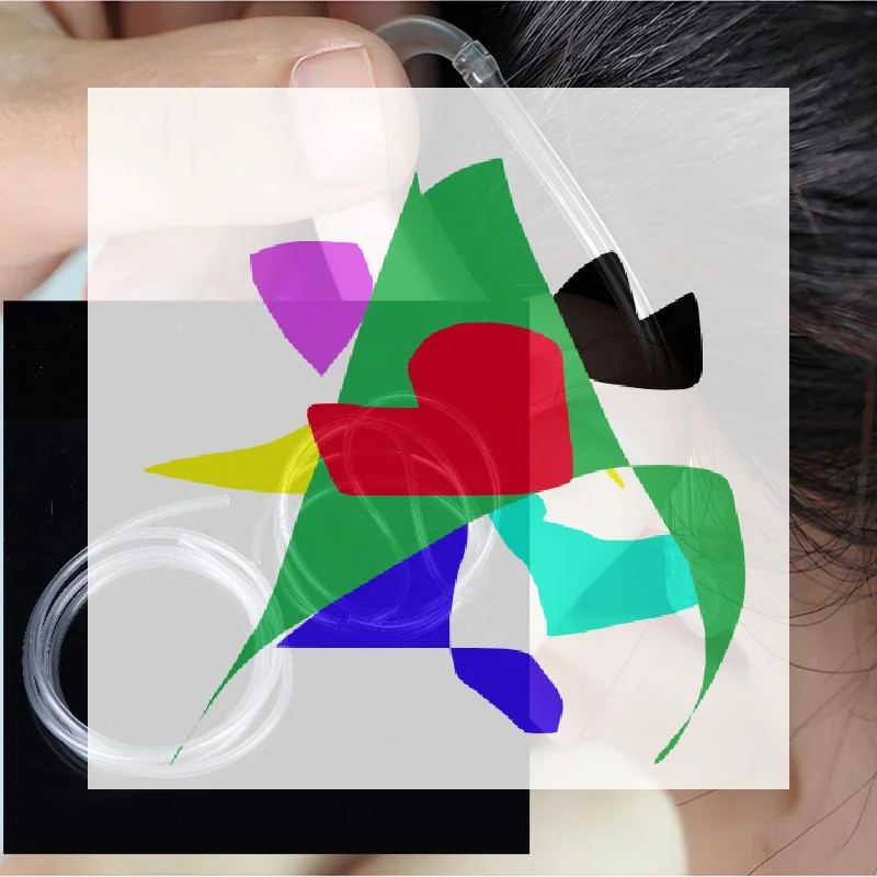 

PVC Transparent Earmold Tube Tubing Hearing Aid PVC Tubing For DIY IEM Earphones Earmold Behind-the-ear Hearing Aid Accessories