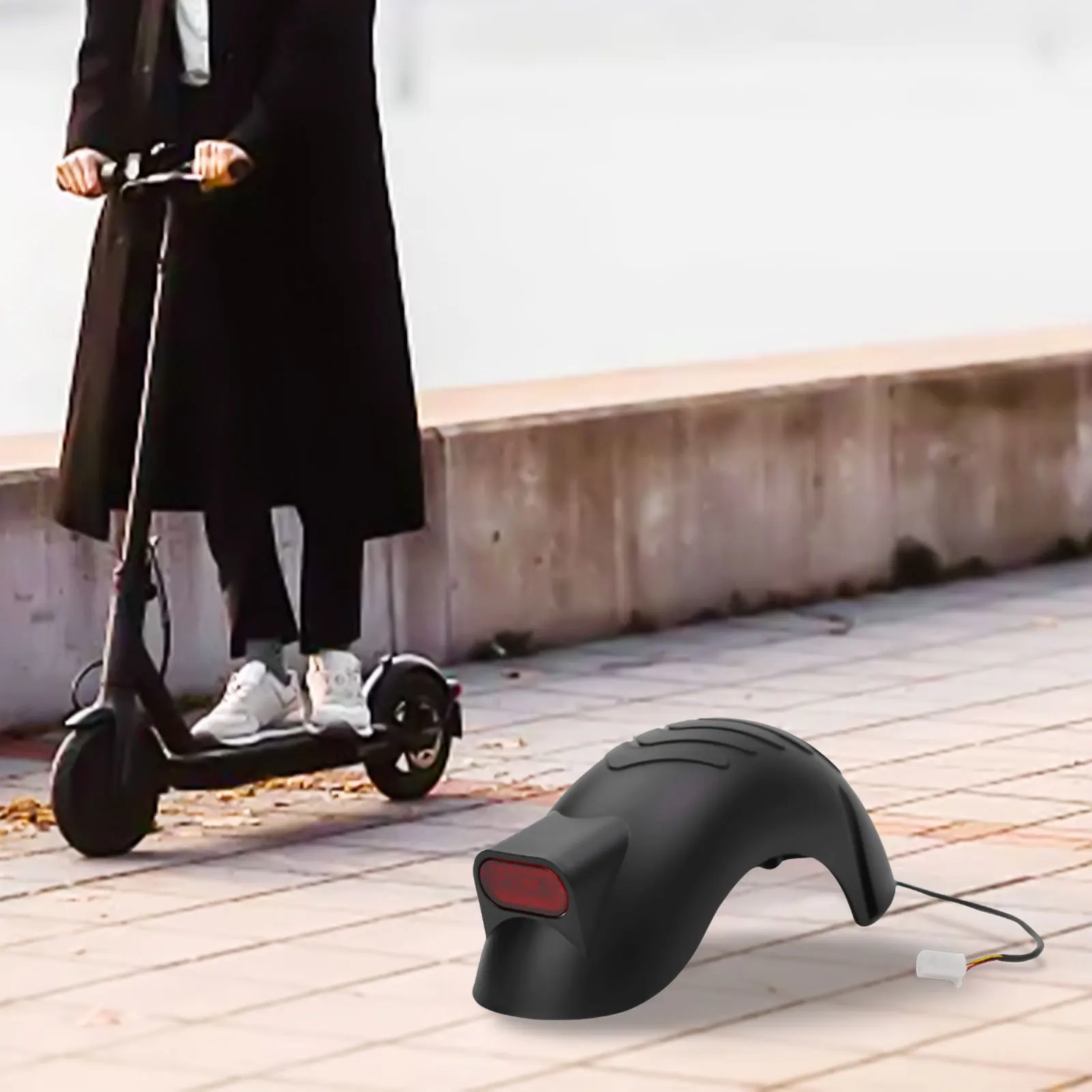 

Заднее крыло для электрического скутера 29,5x11,3x12 см, брызговик, перегородка для воды с задним фонарем для SmartGyro, аксессуары для брызговиков