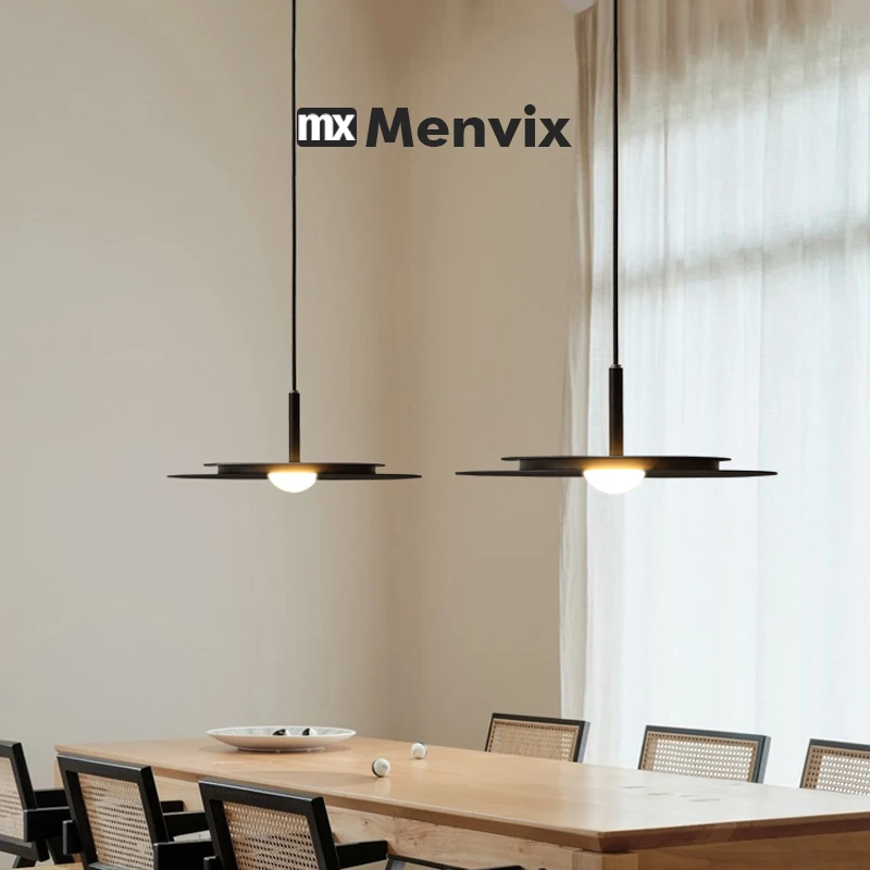 Menvix Modern Personality Hanging Lamp Flying Saucer Home Decor Red Designer Dining Table Bar Living Room UFO Pendant Lights