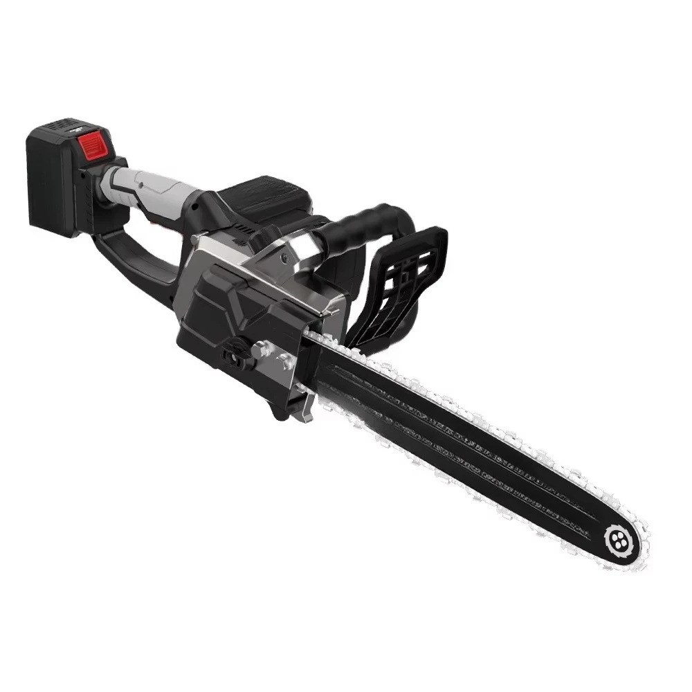 16 Inch Cordless Electric Saw Chainsaw Brushless Motor Logging Cutter Pruning Garden Tool 18V Battery