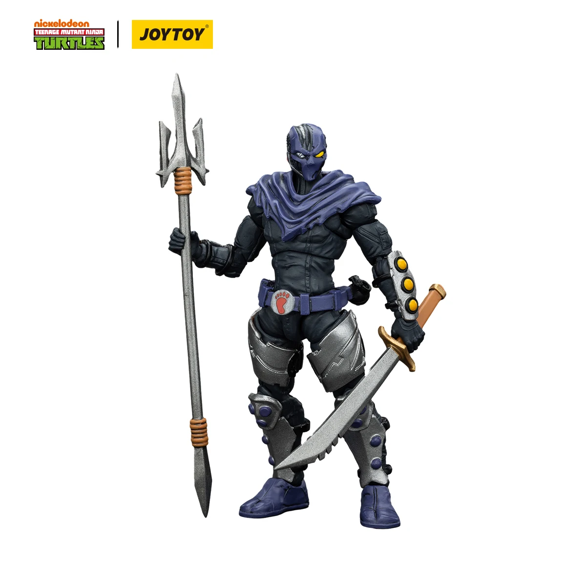 [W MAGAZYNIE] JOYTOY TMNT 1/18 figurka TMNT-Foot Clan B Anime Model wojskowy