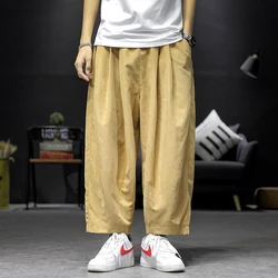 New Men's Cargo Pants Casual Harem Trousers Male Hip Hop Jogger Sweatpants Fashion Streetwear Men Pants Oversized Big Size 5XL