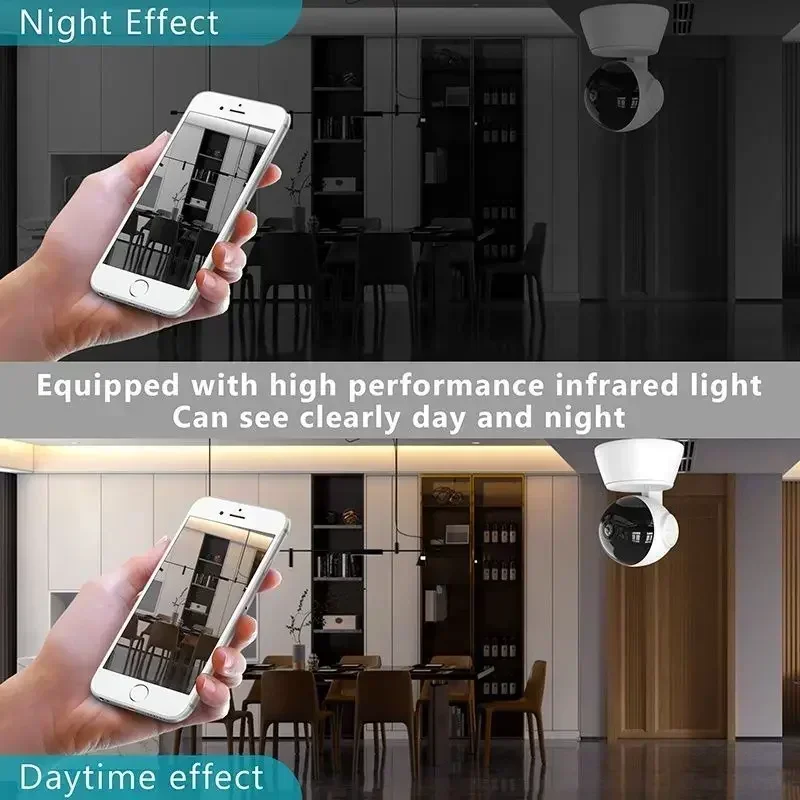 8MP IP WiFi Camera HD Cloud Smart Home Wireless Intelligent Auto Tracking of Human Surveillance Cam CCTV Network Wifi Camera