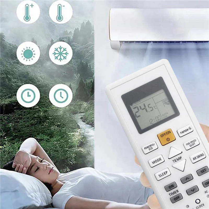 AA60-2X Panasonic A75C18090 에어컨 리모컨용 A75C18090 AC 리모컨 교체