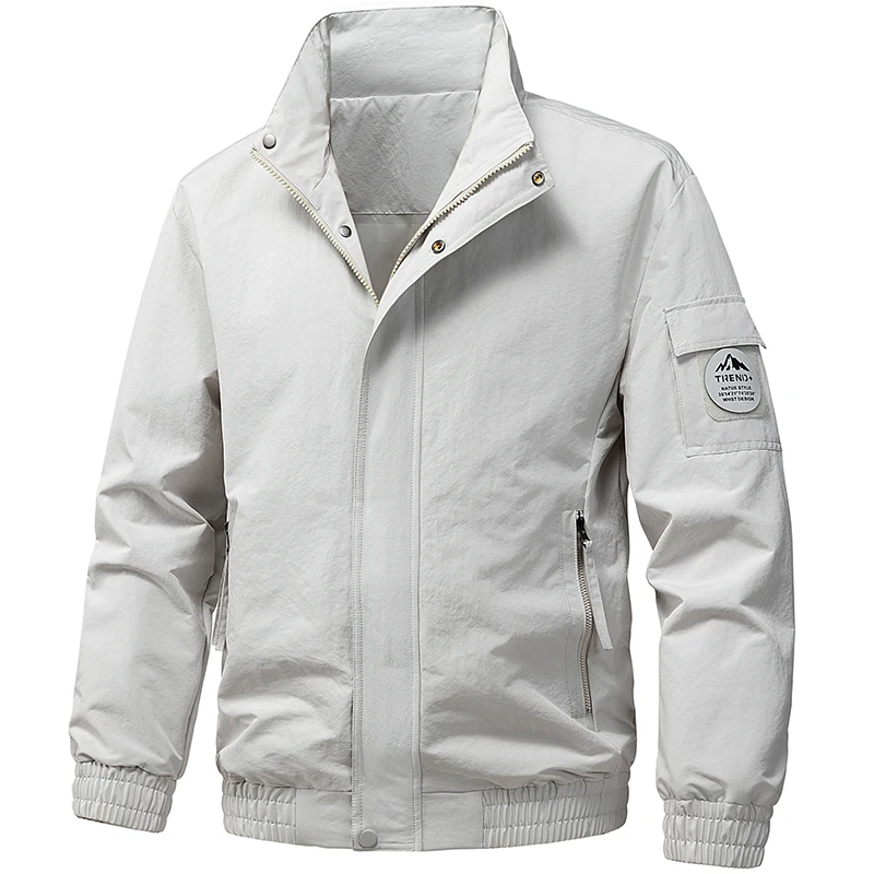 

Мужская модная бейсбольная куртка 2026 года: трендовая, высококачественная, минималистичная, универсальная, с функциональными карманами. Новинка.