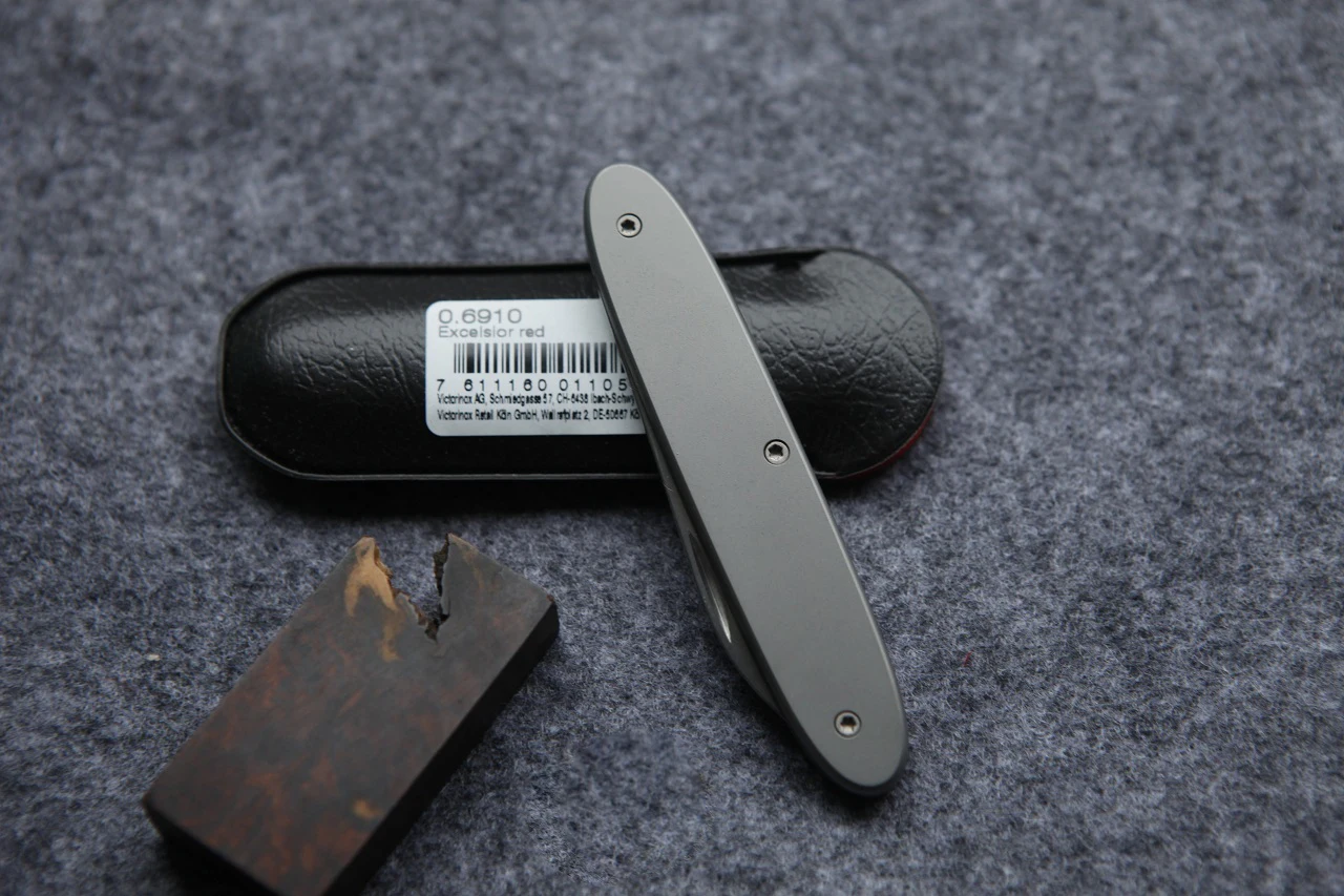 1 Pair Hand Made Titanium Alloy Scales for 84mm Victorinox Swiss Army (Knife NOT Included) Scale Handle for SAK 84mm