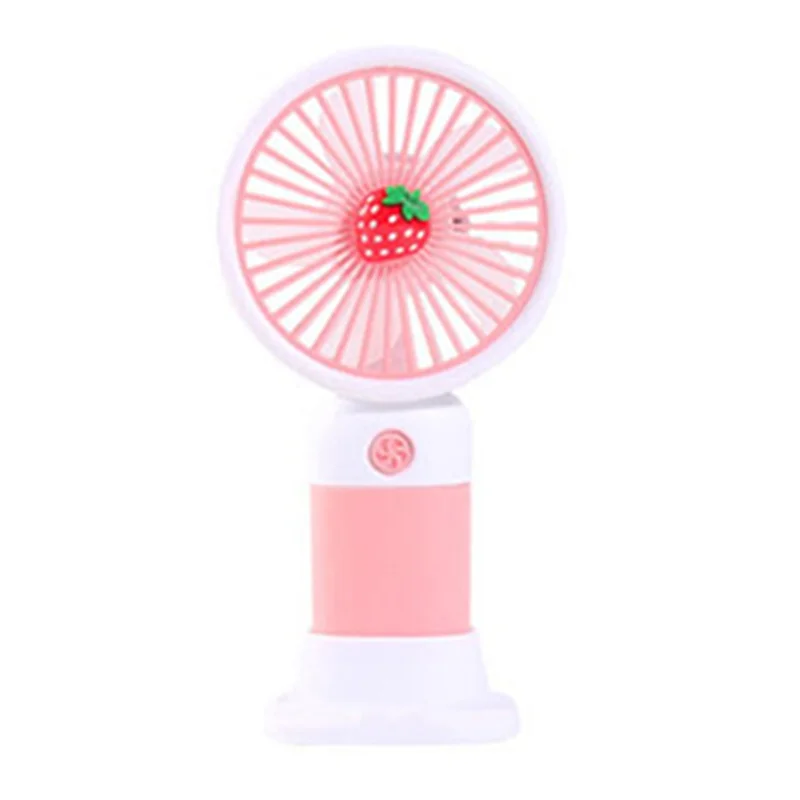 ABCA-Mini USB Handheld Fan Portable With Strong Airflow & Stable Support For Summer Cooling & Movie Watching A
