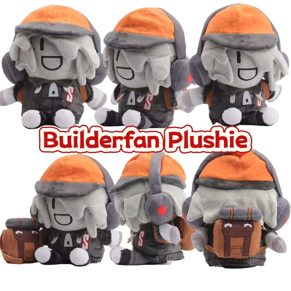 

Новая плюшевая кукла Builderfan, игрушка 18 см, мультяшная милая мягкая плюшевая кукла-строитель, игрушка, игровая периферия для детей, праздничный подарок