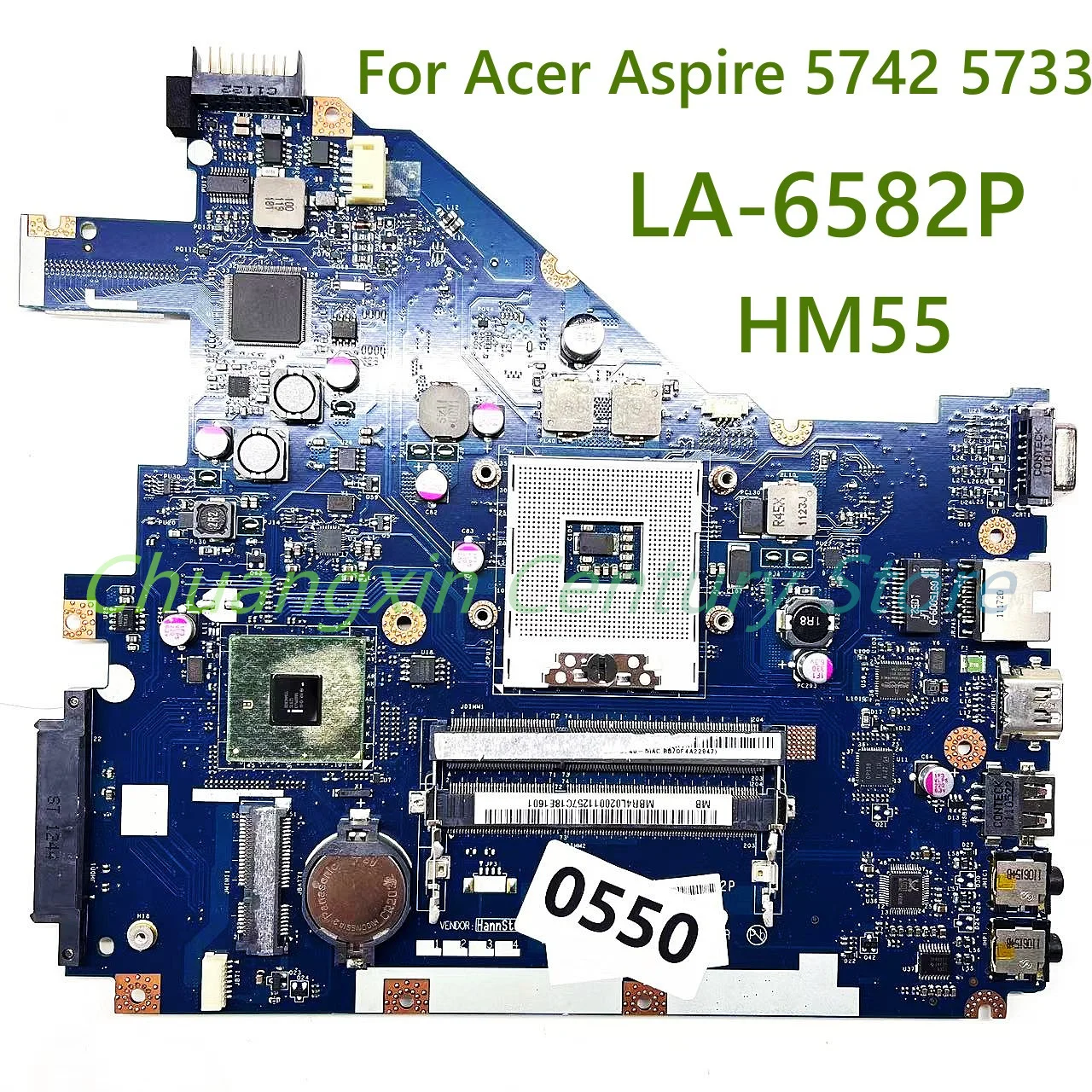 For Acer Aspire 5742 5733 Laptop Motherboard LA-6582P With HM55 Chipset UMA DDR3 100% Tested Fully Work