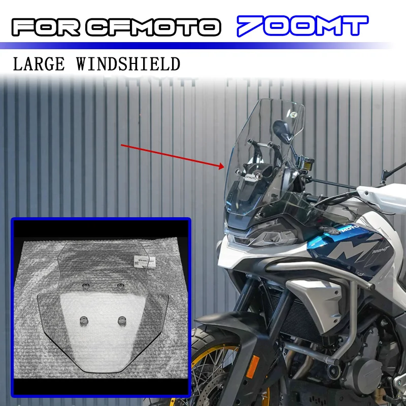 

For CFMOTO Motorcycle CF700MT 700MT CF700-9A-9B Windshield Front Windshield Windshield Panel Original Factory Accessories