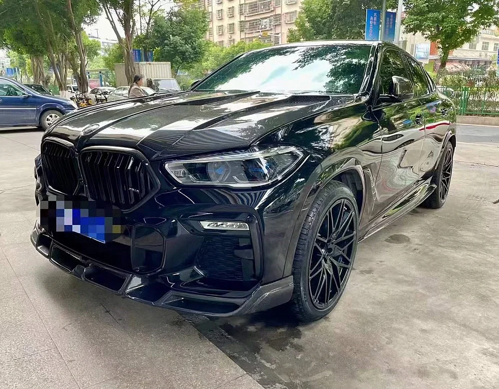 

Suitable for Upgrading BMW X6 G06 X6M G96 to a Carbon Fiber Engine Hood with LD Type Front Cover Replacement Part