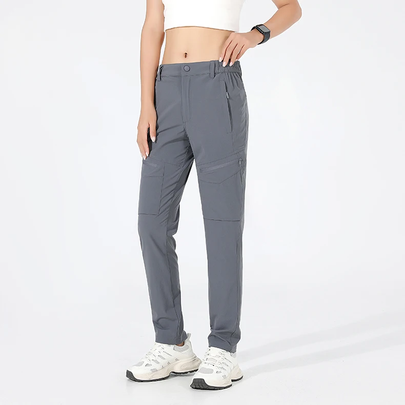 JNLN Wanderhose Damen 4-Wege-Stretch Wasserdichte Sommer-Cargohose Trekking Klettern Camping Outdoor-Sport Bergsteigerhose – Detail 17