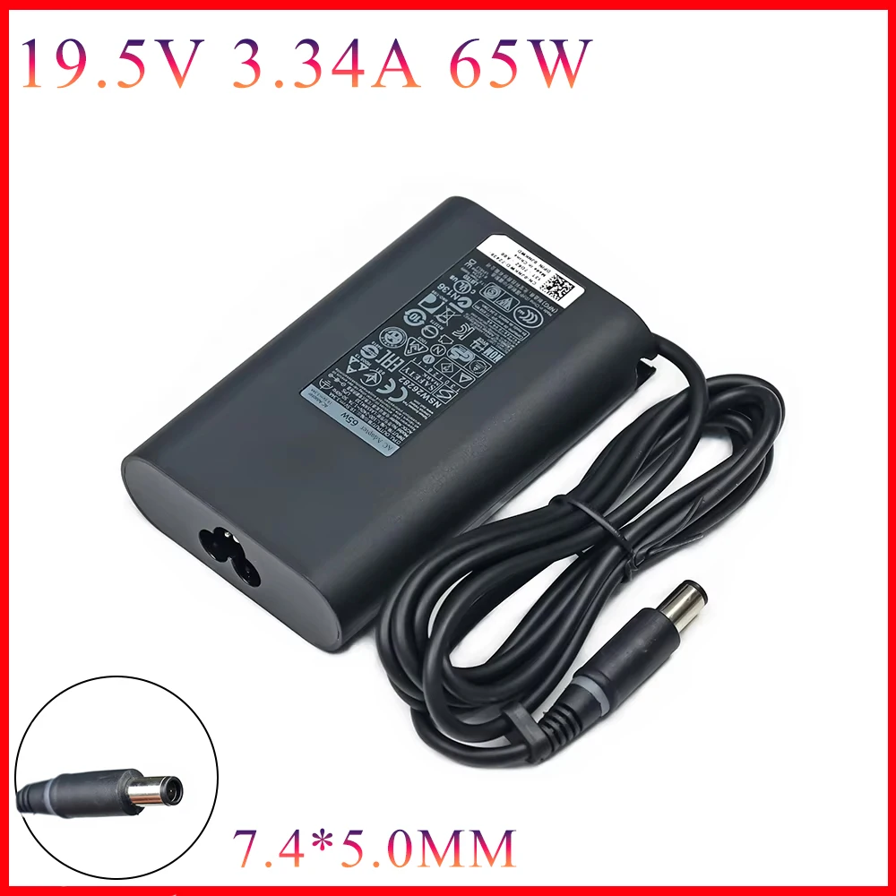 

19.5V 3.34A 65W AC Adapter Charger For Dell Latitude 15-3000 3550 3560 LA65NM130 E5250 E5450 E5440 DA65NM130 7.4*5.0MM