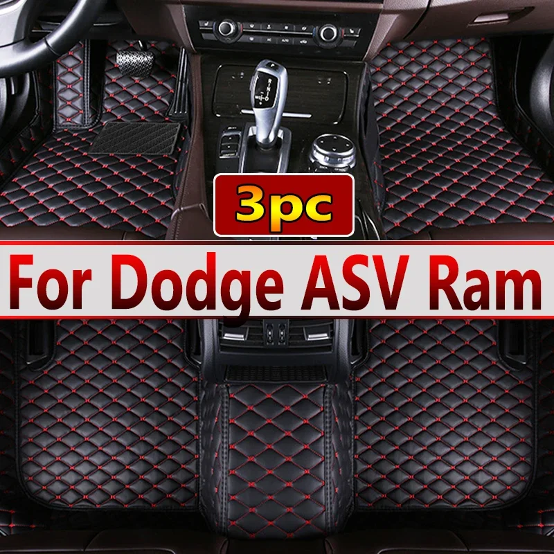 Car Floor Mats For Dodge ASV Ram 1500 DT 2019~2022 Anti-dirt pets Leather  Mat Rugs Pad Interior Parts  Accessories