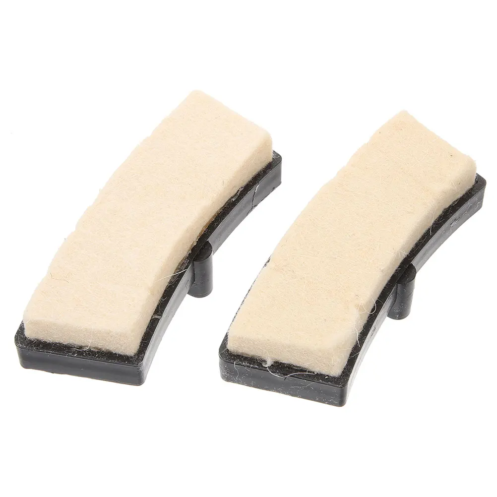 

2pcs Brake Pads for Stationary Bike Wool Felt Cycling Accessories Durable Noise Reduction Fitness Equipment Parts