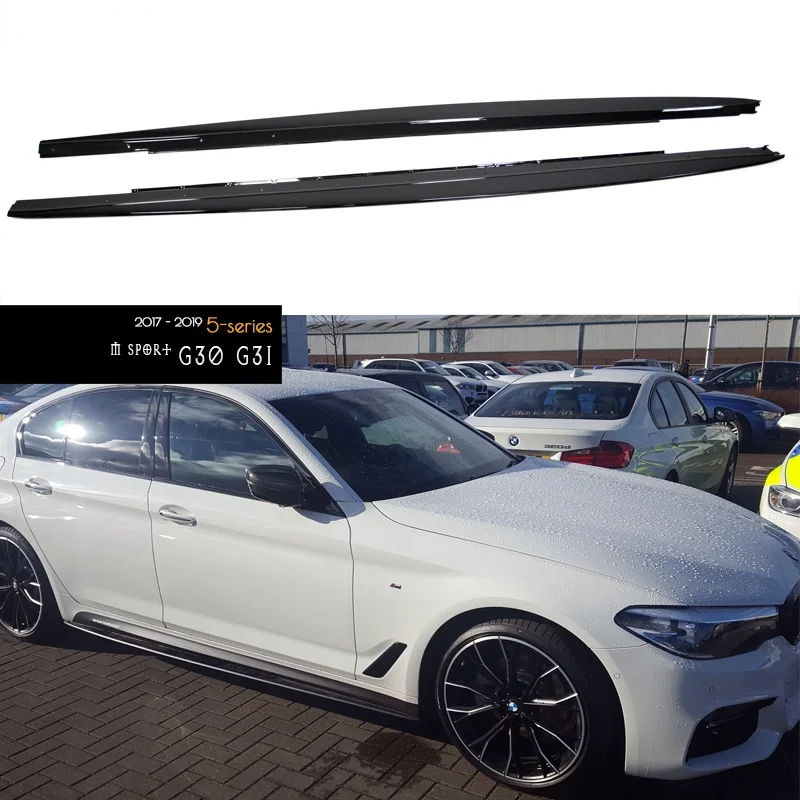 MPerf Style ABS Side Bumper Skirt Sills For BMW G30 Sedan G31 Wagon M Sport 2017-2019 Car Styling Body Kit Accessories