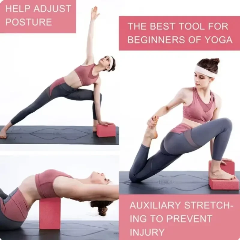 EVA Yoga Blocks Dance Auxiliary Tool Stretching Body Shaping At Home Woman Yoga Accessories Pilates Equipment Fitness Alo Yoga