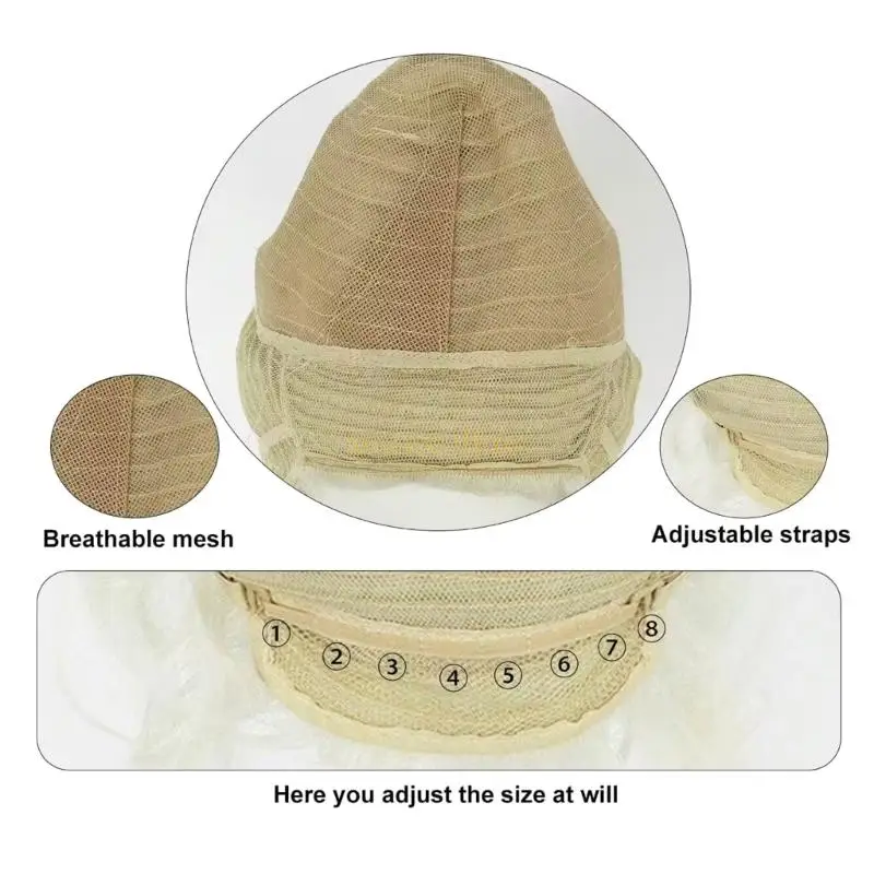 31BF Platinums Blonde Beehived Short Curly Blonde Beehived Heat Resistant Synthetic Queen Cosplay Halloween Costume