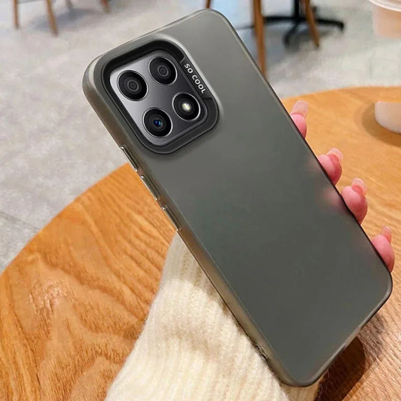 لهواوي الشرف X8A حالة ل HonorX8A الحالات الهاتف المحمول CRT-LX1 CRT-LX2 CRT-LX3 الفاخرة لامع أورورا الجلد ماتي الغطاء الخلفي #4