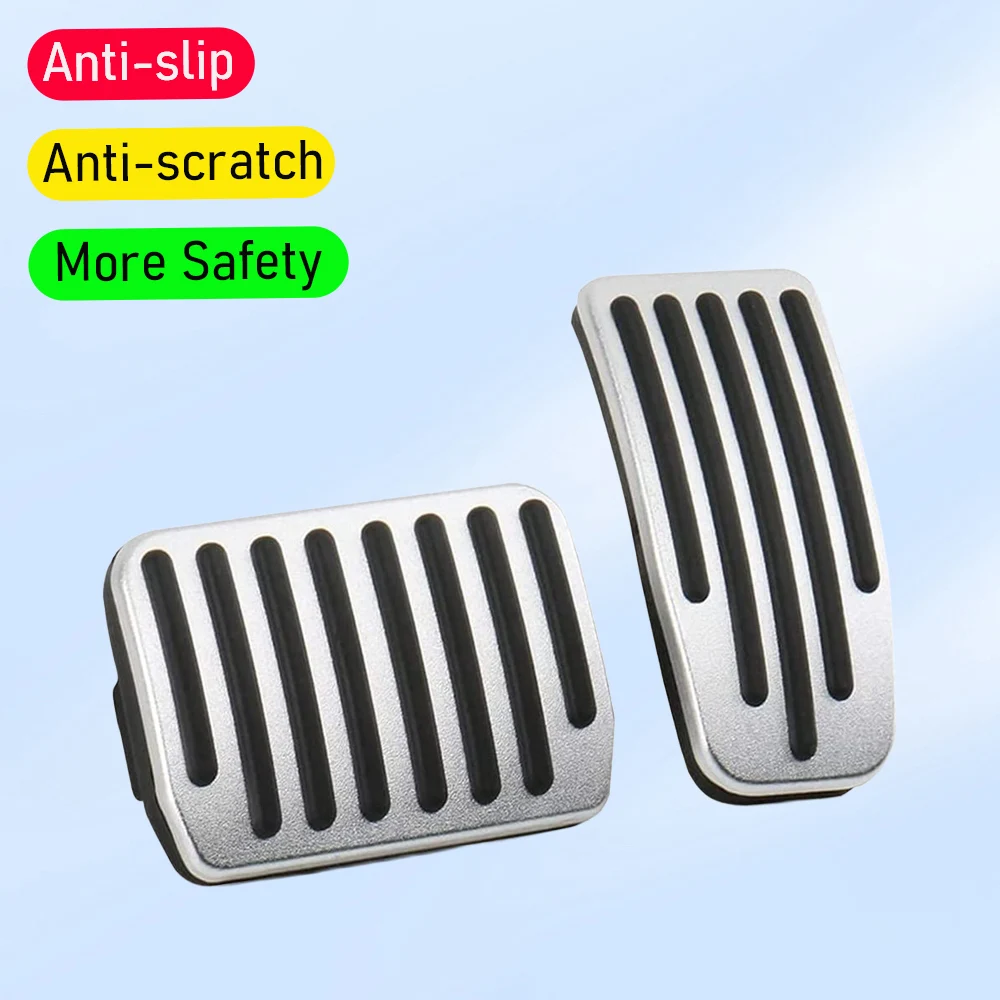 

USVOTOV для Tesla Model 3 Y Juniper 2024-2026, накладки на педали, алюминиевые нескользящие педали, автомобильные дорожные аксессуары