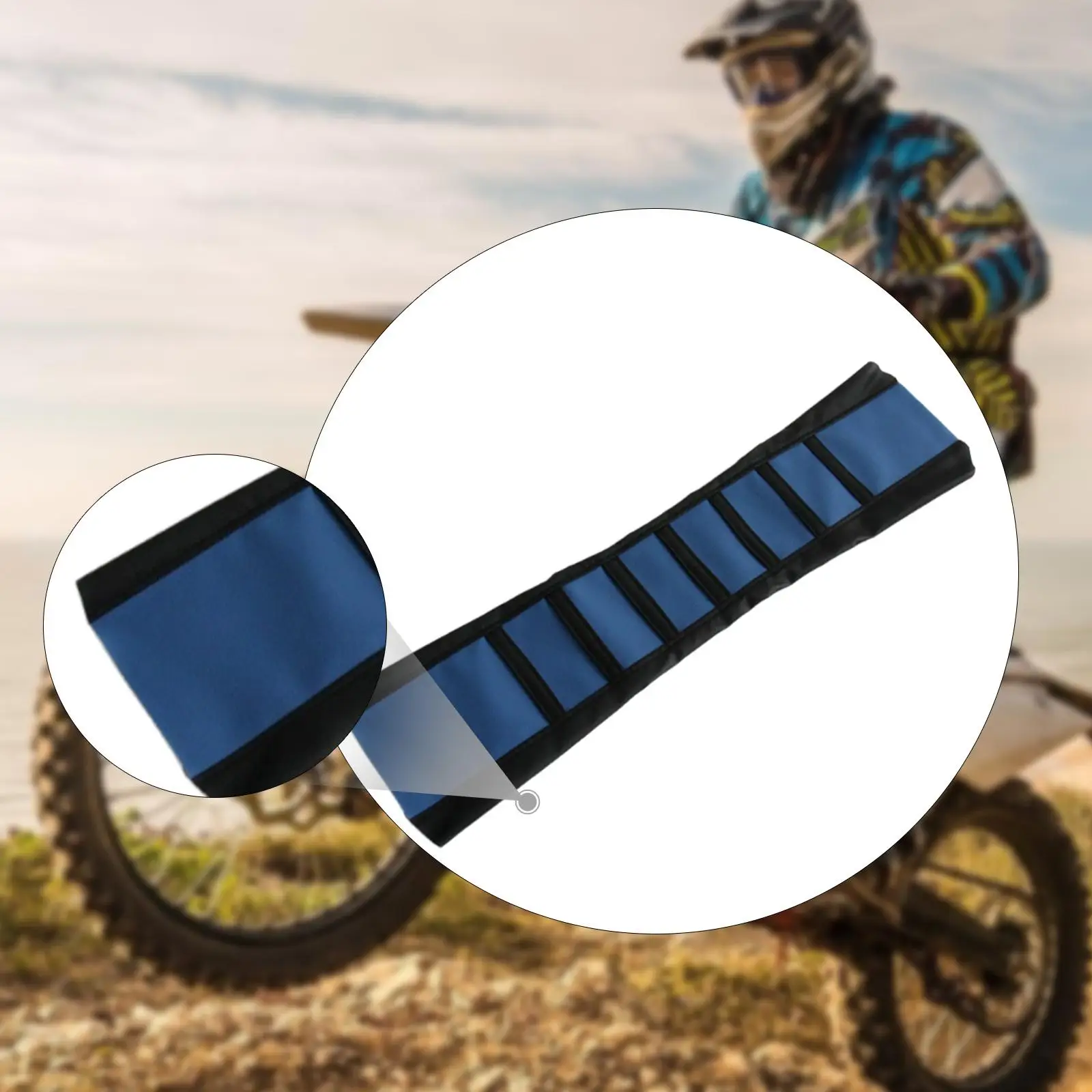 Durable PVC Motorcycle Seat Cover Off Road Cushion for Motorcross Protection and Easy Maintenance