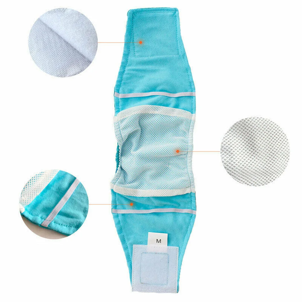 Reusable Cotton Menstruation Diaper Nappy For Male Dog Physiological Underwear Pet Short Belly Wrap Band Dog Panties