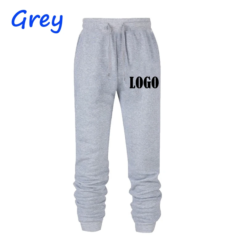 Customized Men\'s Sport Long Pants Running Joggers Trousers Elastic Outdoor Pants