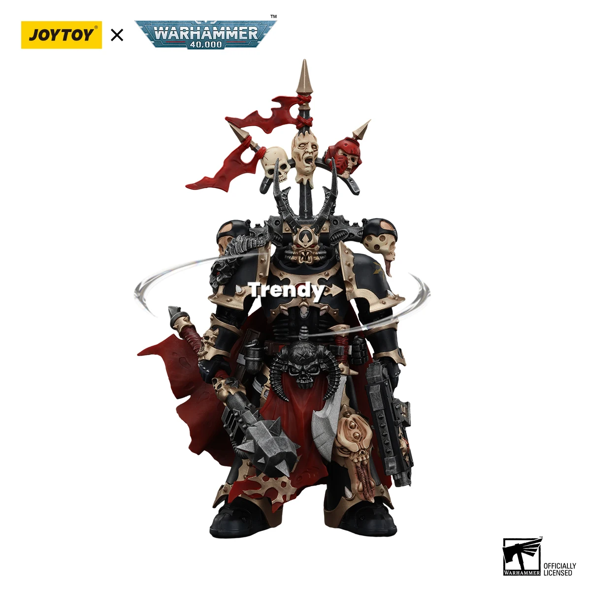 [spot Goods] JOYTOY Warhammer 40k 1/18 Action Figures Chaos Space Marines Black Legion 5PCS Collectibles Model