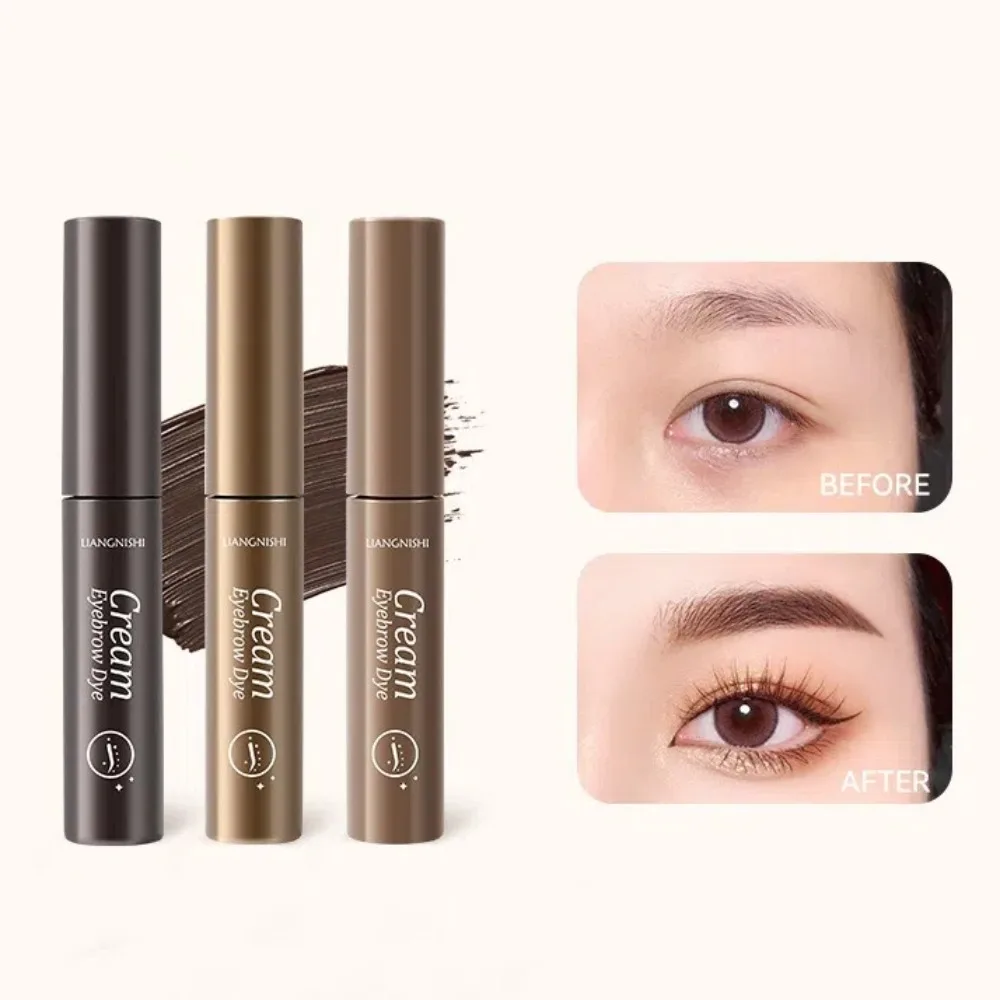 Comstic Tools 3 색 눈썹 크림 오랫동안 지속되는 Sweatproof 눈썹 강화제 크림 방수 뷰티 눈썹 눈썹 마스카라