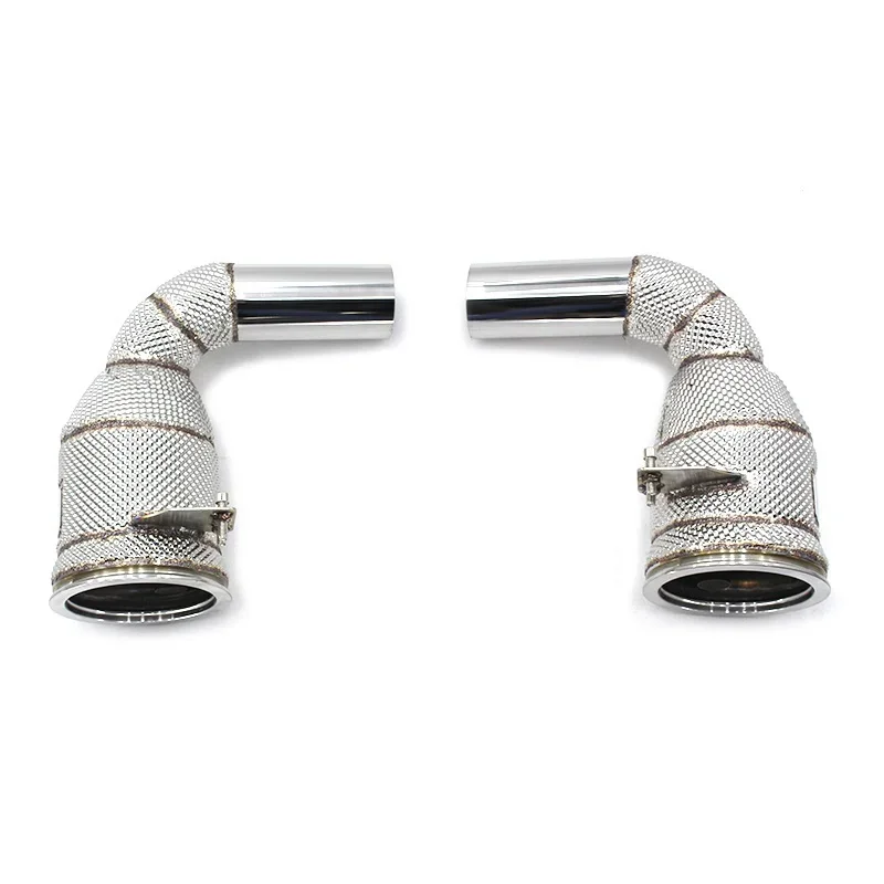 

Head Section High flow Pipes branch downpipe Exhaust Pipe with catalyst For PORSCHE 911 (992) 2020