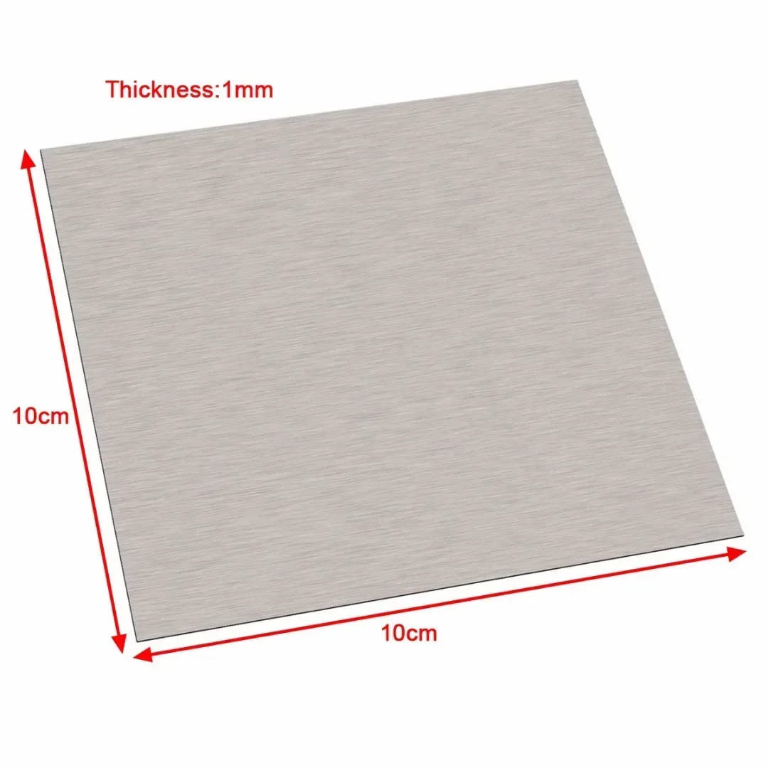 High Purity Nickel Ni Plate Silver Gray Foil Thin Sheet For Industrial Equipment Electroplating Tools