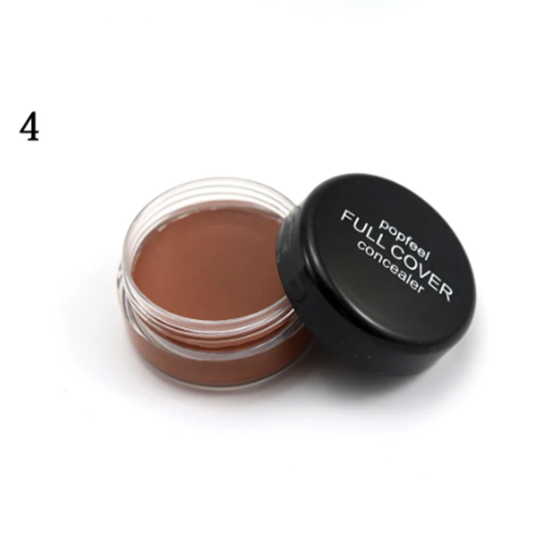 Ocultar imperfecciones cara ojos labio crema corrector maquillaje Base profesional cobertura completa contorno Base maquillaje corrector crema caliente