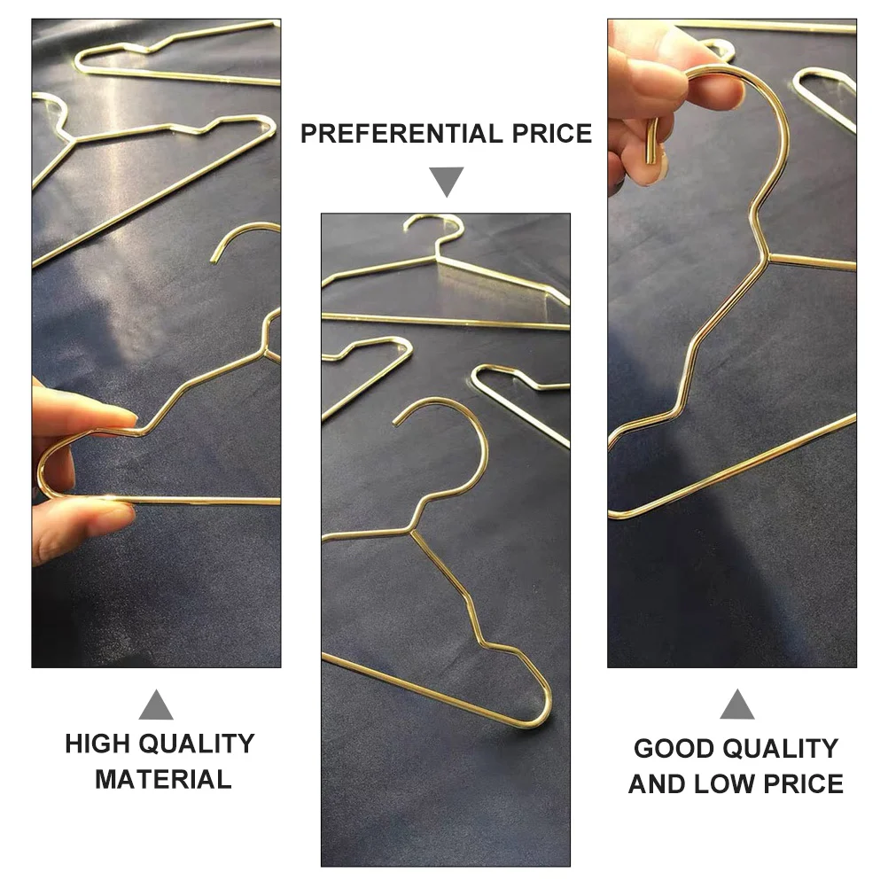 

4 Pcs Pet Clothes Hangers Durable Iron Lightweight Compact Dog Apparel Supplies Storage Pet Apparel Hangers Gifts