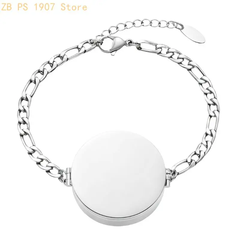 Elegant Stainless Steel Chain Bracelet For Daily Wear Allergy Resistant And Lightweight Wrist Chain Adornments 55KA
