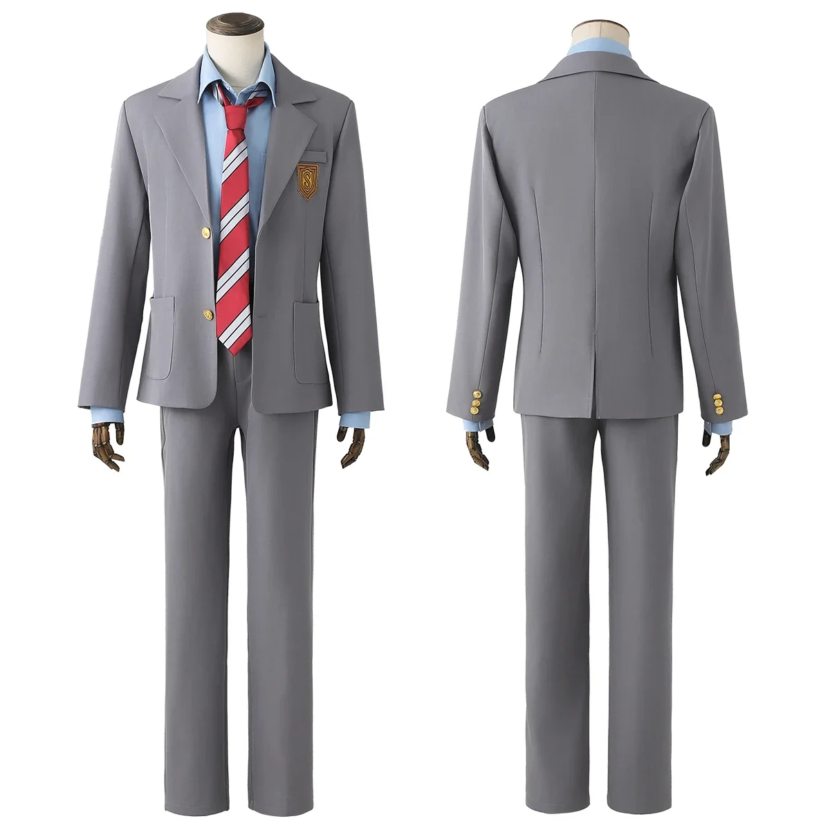 تأثيري كذبتك في أبريل أنيمي ميازونو كاوري أريما كوسي تأثيري حلي التطريز دعوى السراويل تنورة التعادل قميص كوس اتفاقية