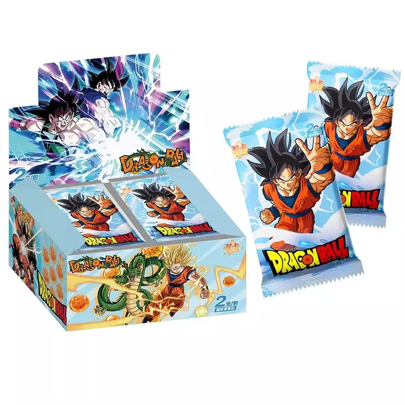 Genuine Dragon Ball Card Cultural Merchandise Goku Vegeta Collectible Anime Cards Children Card Toy Gift Collectible Cards Toy