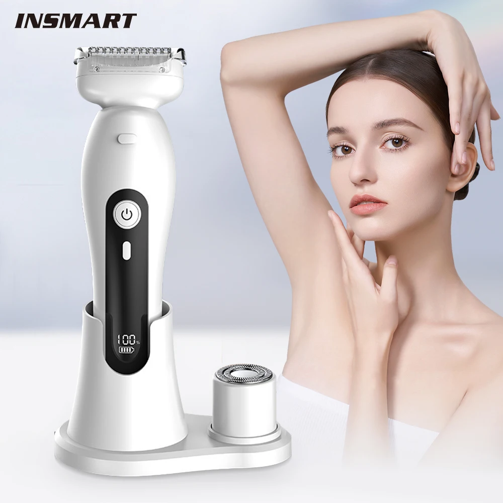 

Electric Lady Epilator Hair Trimmer, Body Hair Trimmer For Armpit Bikini Arms, Legs, Face Beard Portable And Painless