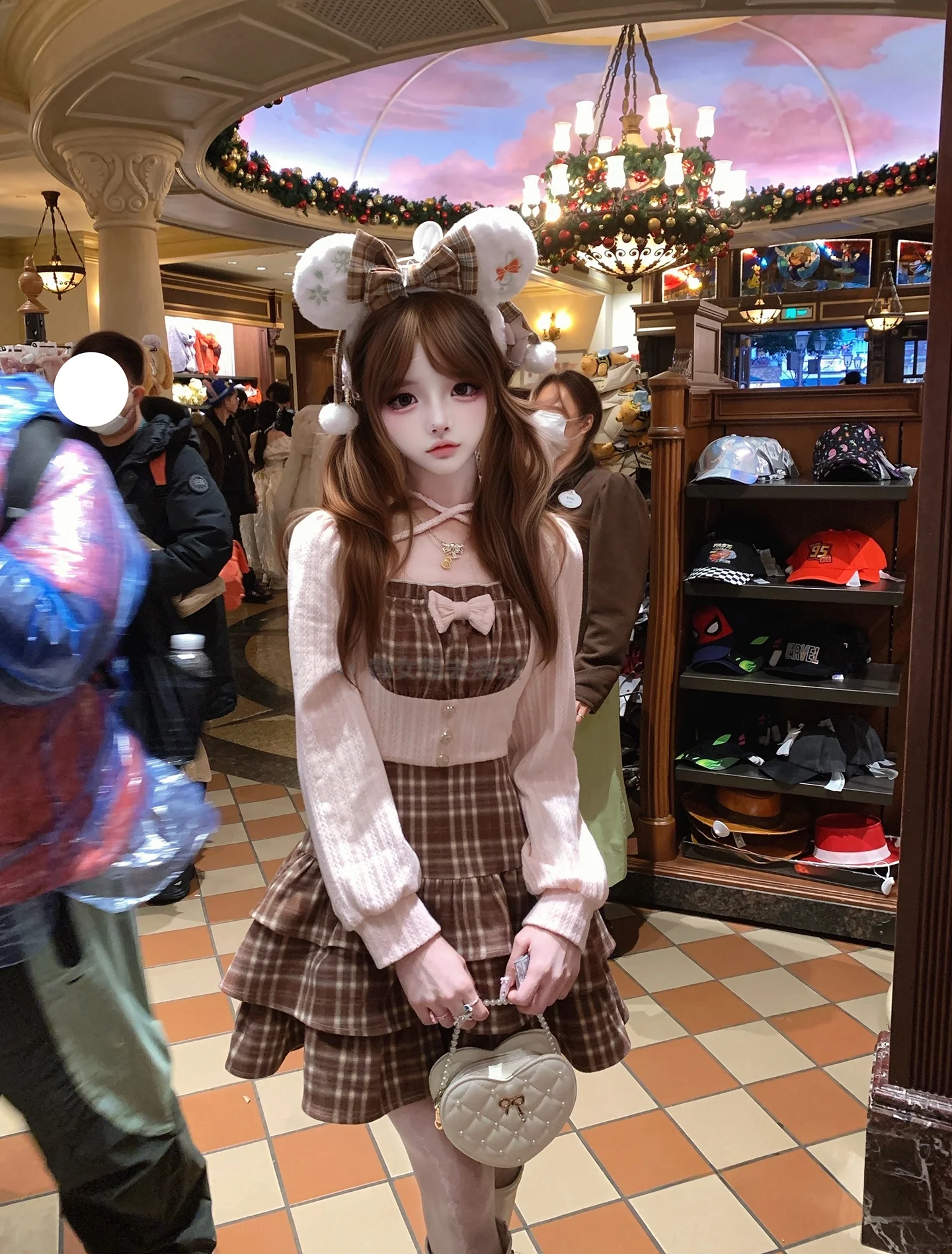 

Очаровательное платье-футляр Adorable Cheered Dr Original Design Sweet Forest Girl Sle Long Sve X Version из полиэфирного волокна с квадратным вырезом...