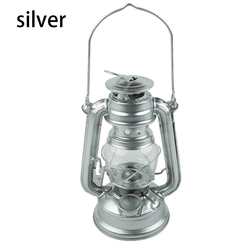 Retro Camping Lantern Portable Kerosene Lamp Vintage Petroleum Storm Light For Outdoor Hiking Fishing Tent Atmosphere Lamps