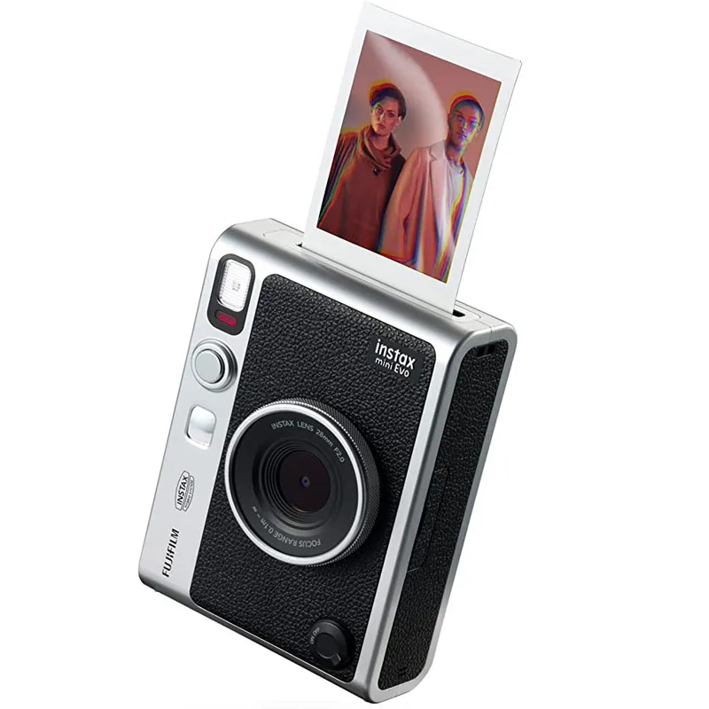 

Original FUJIFILM Instax Mini EVO Instant Film Retro Camera Black Bare Metal One Imaging Retro For 3 Inches Photographic Paper