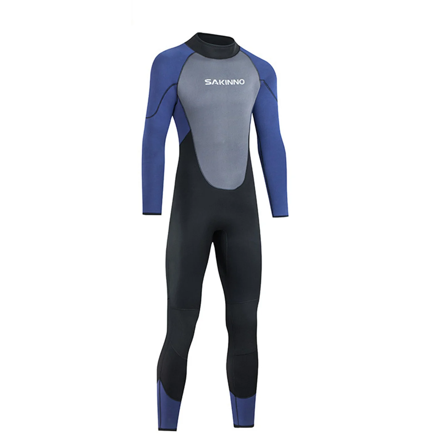 Muta in Neoprene da 5MM muta da sub monopezzo con cerniera posteriore a maniche lunghe da uomo per il surf, lo Snorkeling, il costume da bagno termico invernale